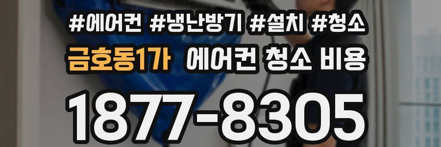 금호동1가 에어컨 청소 비용
