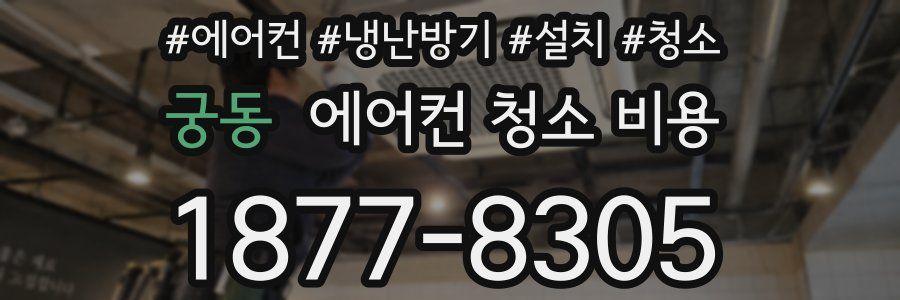 궁동 에어컨 청소 비용