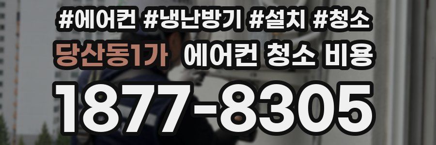 당산동1가 에어컨 청소 비용