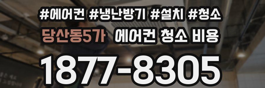 당산동5가 에어컨 청소 비용