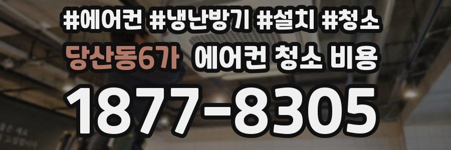 당산동6가 에어컨 청소 비용