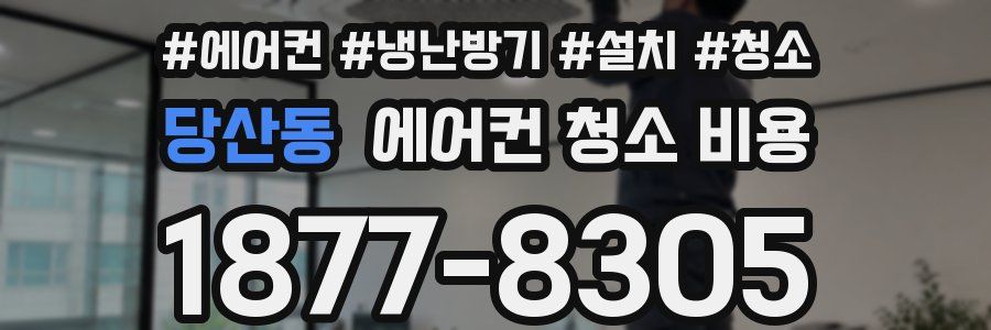 당산동 에어컨 청소 비용