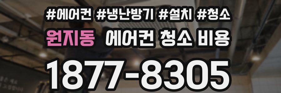 원지동 에어컨 청소 비용