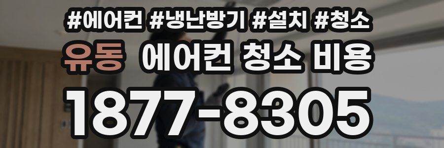 유동 에어컨 청소 비용