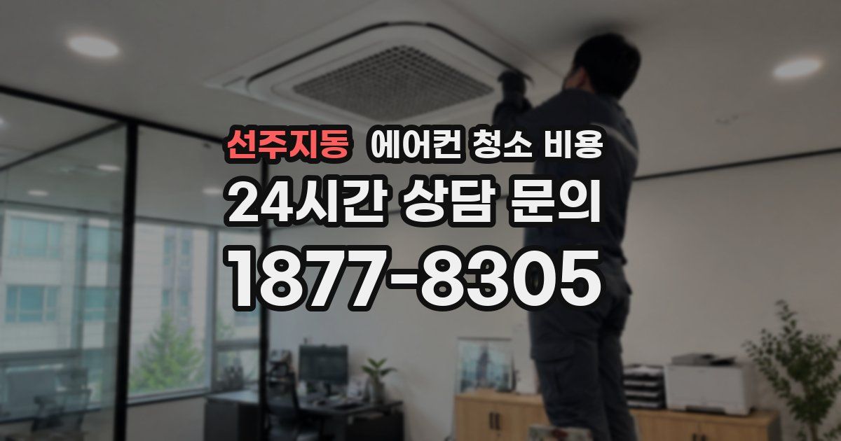 선주지동 에어컨 청소 비용