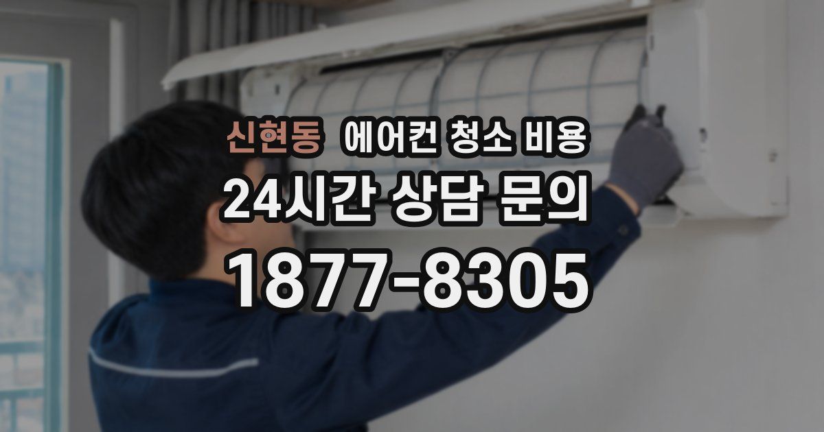 신현동 에어컨 청소 비용