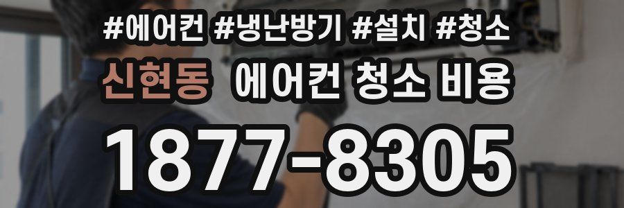 신현동 에어컨 청소 비용