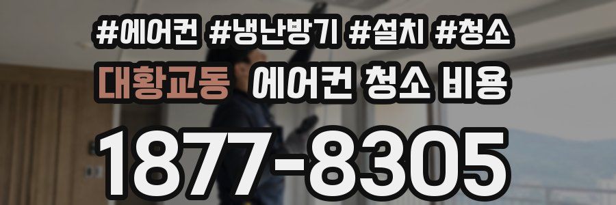 대황교동 에어컨 청소 비용