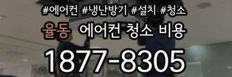 율동 에어컨 청소 비용