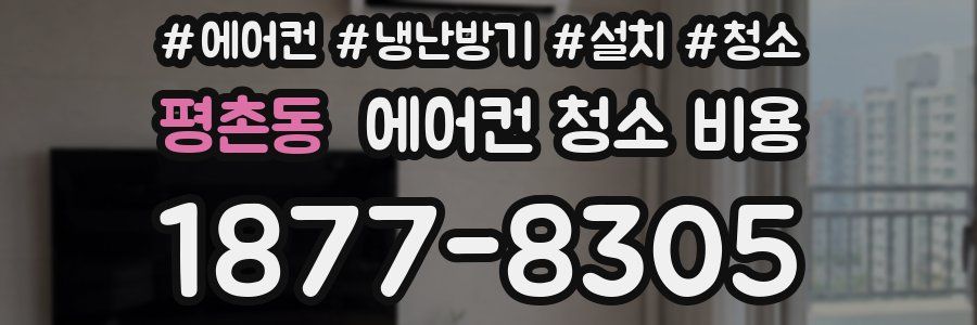 평촌동 에어컨 청소 비용