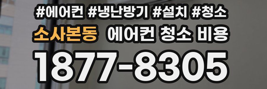 소사본동 에어컨 청소 비용