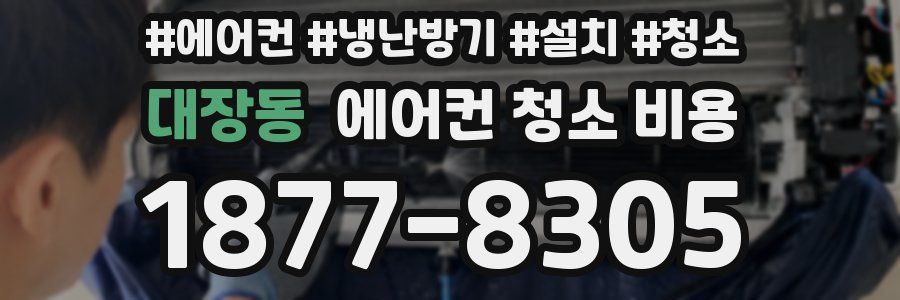 대장동 에어컨 청소 비용
