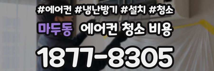마두동 에어컨 청소 비용