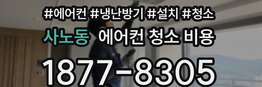 사노동 에어컨 청소 비용