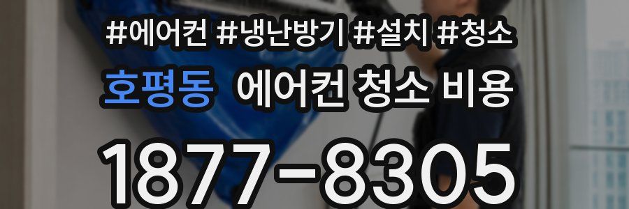 호평동 에어컨 청소 비용