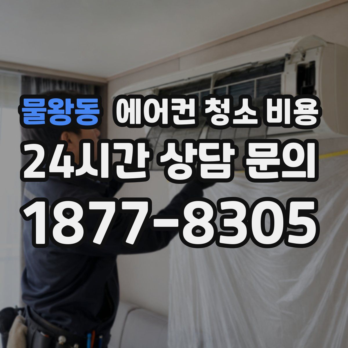 물왕동 에어컨 청소 비용