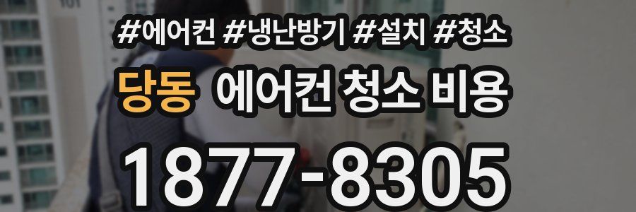 당동 에어컨 청소 비용