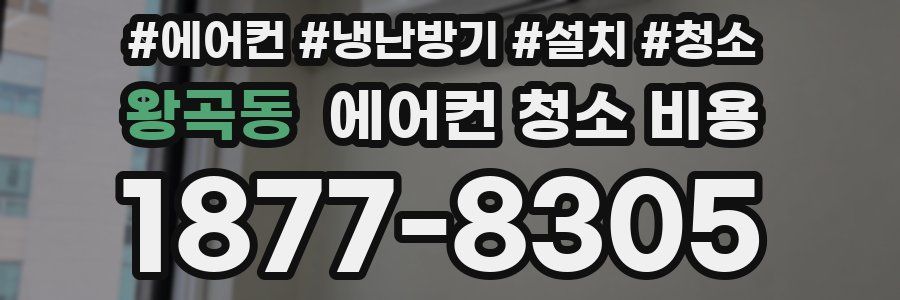왕곡동 에어컨 청소 비용