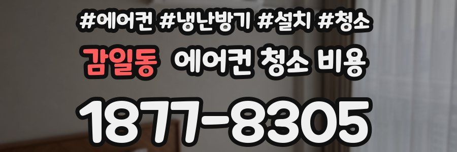 감일동 에어컨 청소 비용