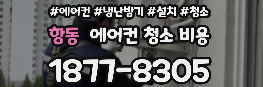 항동 에어컨 청소 비용