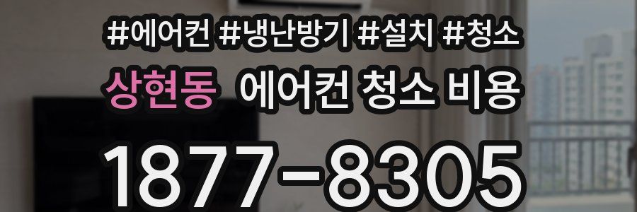상현동 에어컨 청소 비용