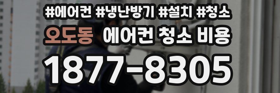 오도동 에어컨 청소 비용