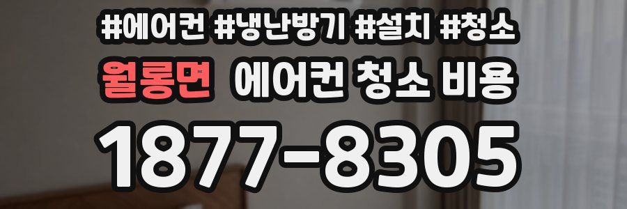 월롱면 에어컨 청소 비용