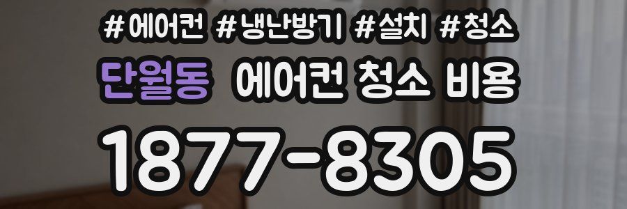 단월동 에어컨 청소 비용
