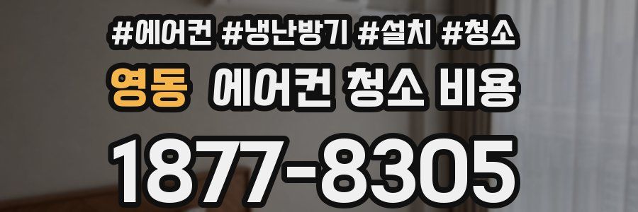 영동 에어컨 청소 비용