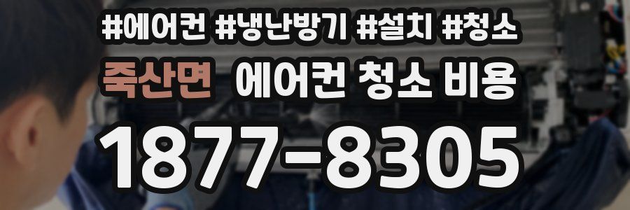 죽산면 에어컨 청소 비용