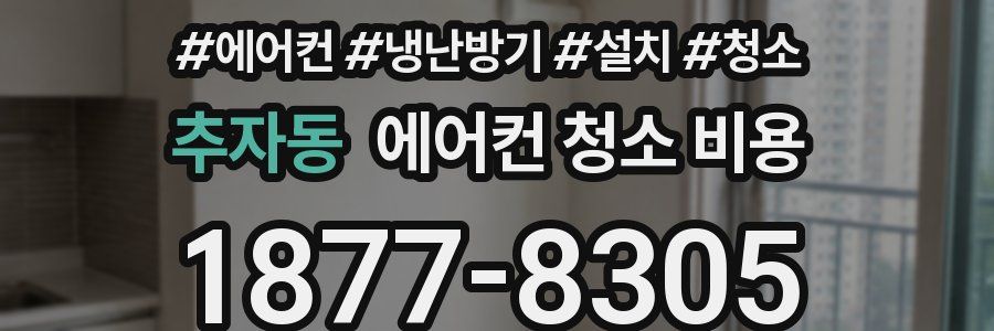 추자동 에어컨 청소 비용
