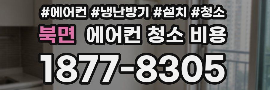 북면 에어컨 청소 비용
