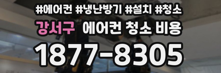 강서구 에어컨 청소 비용