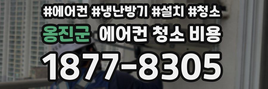 옹진군 에어컨 청소 비용