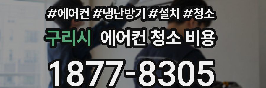 구리시 에어컨 청소 비용