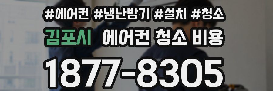 김포시 에어컨 청소 비용