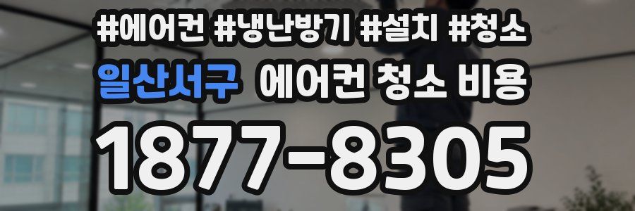 일산서구 에어컨 청소 비용