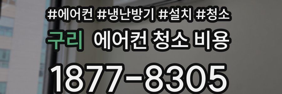구리 에어컨 청소 비용
