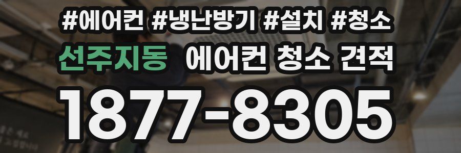 선주지동 에어컨 청소 견적