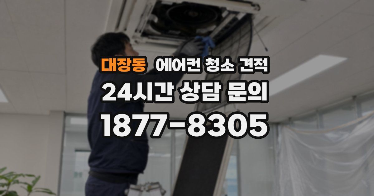 대장동 에어컨 청소 견적