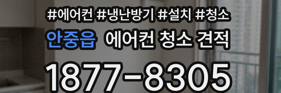안중읍 에어컨 청소 견적