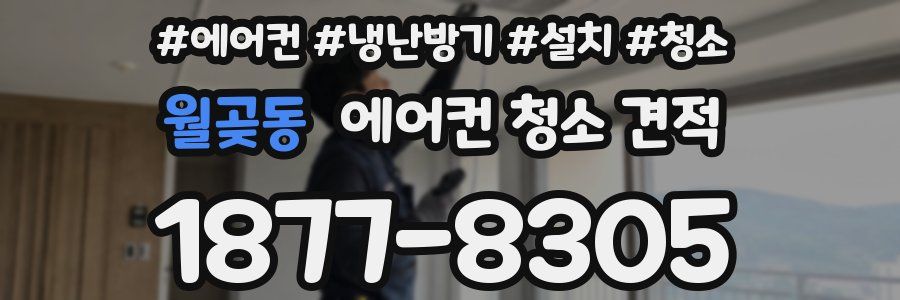 월곶동 에어컨 청소 견적