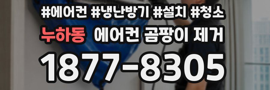 누하동 에어컨 곰팡이 제거