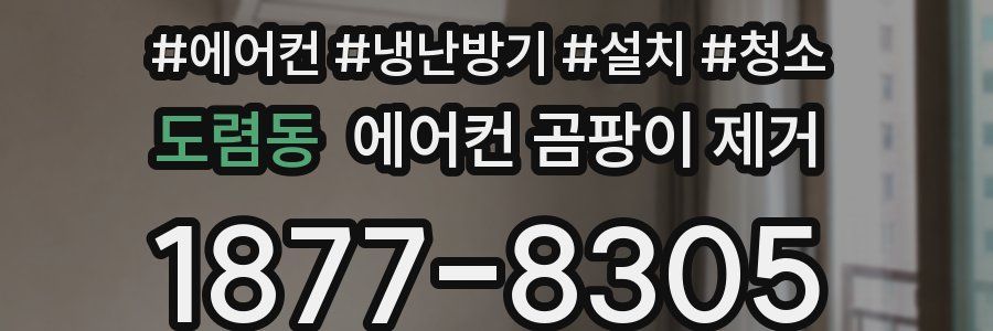 도렴동 에어컨 곰팡이 제거