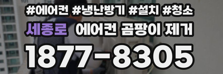 세종로 에어컨 곰팡이 제거