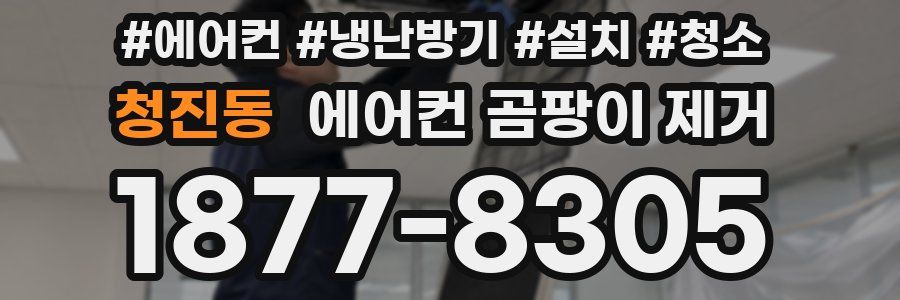 청진동 에어컨 곰팡이 제거