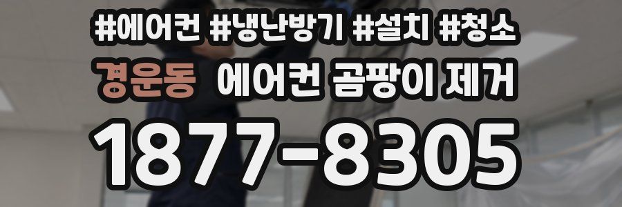 경운동 에어컨 곰팡이 제거