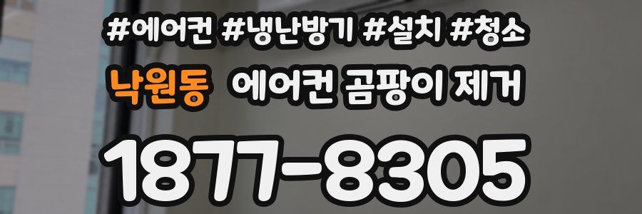 낙원동 에어컨 곰팡이 제거