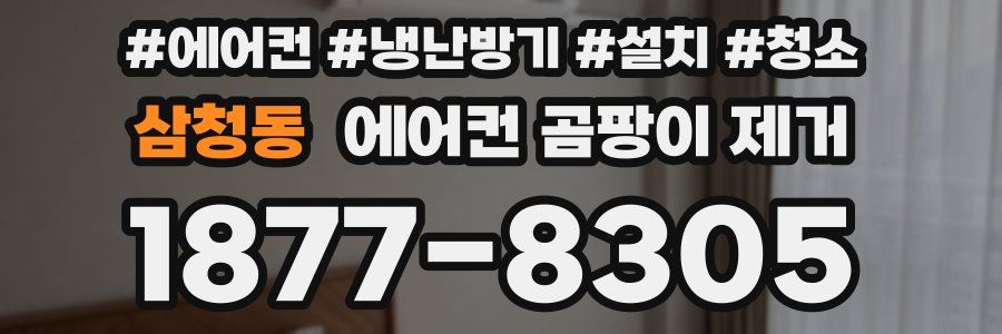 삼청동 에어컨 곰팡이 제거