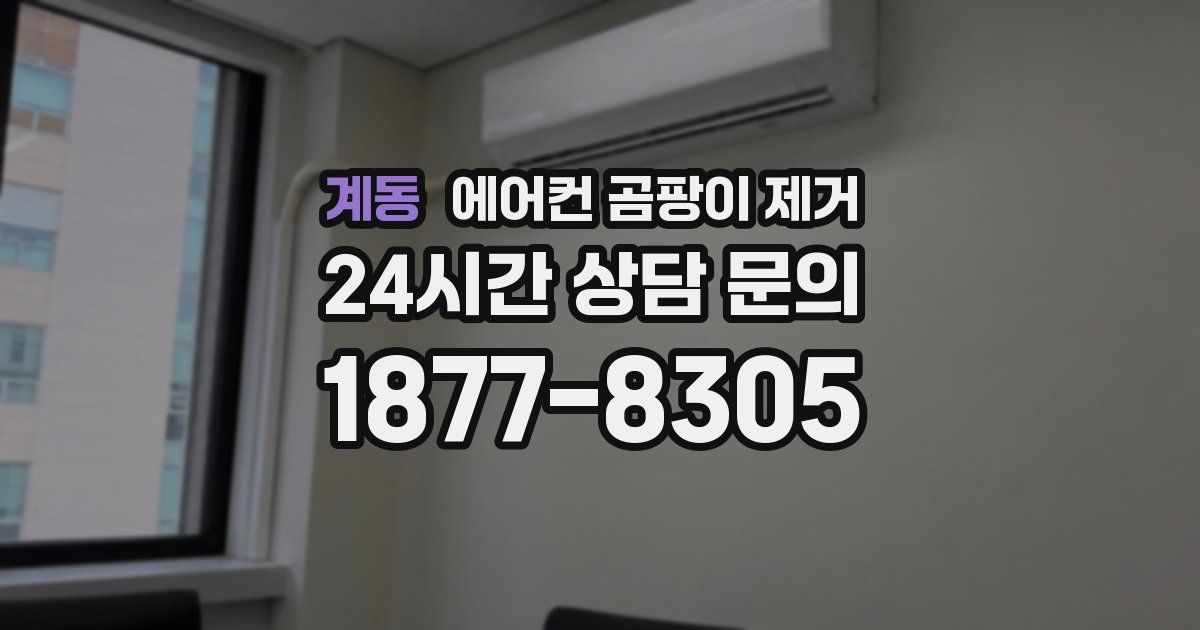 계동 에어컨 곰팡이 제거
